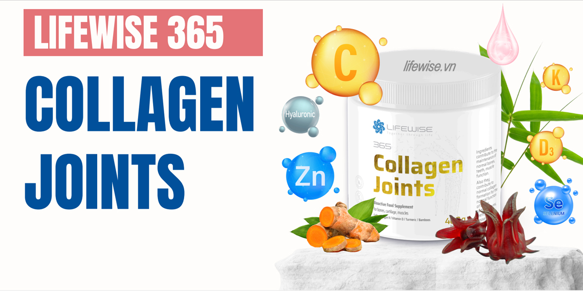 Lifewise 365 Collagen Joints giúp khớp khỏe mạnh và linh hoạt